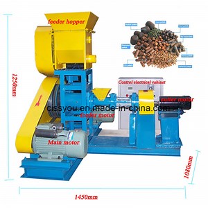 [Hot Item] Animal Feed Floating Fish Feed Pellet Making Extruder Machine