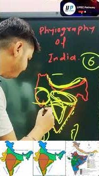 Physiography of India | UPSC PathWay #Shorts #Viral