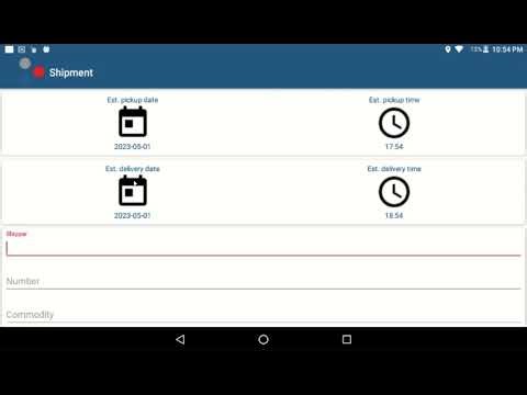 Entering Shipments Monarch Tracking ELD Complete