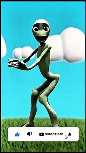 Funny Alien Dance 😅🛸 | Viral Meme Animation Shorts #funnyalien #aliendance
