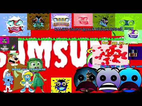 Samsung TV Kill screen with 8 Klasky Csupo effects