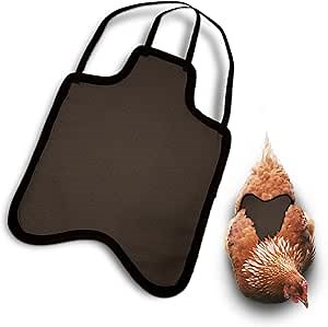 Hen Apron/Saddle, Double Strap, Small, Brown