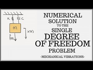 Numerical Solution to the Single Degree of Freedom (SDOF) Problem - Part 1 - Mathematical Derivation