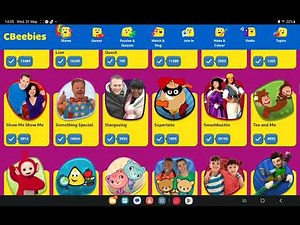 Cbeebies shows (RARE)