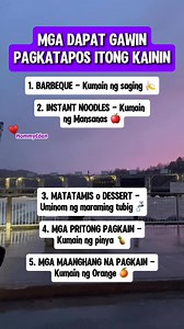 2M views · 11K reactions | Mga dapat gawin pagkatapos itong kainin Mommy Eden #HealthyTipsDaily #healthyeating #mommyeden #healthtips #healthychoices #tips #HealthyLifestyle # | Mommy Eden | Facebook