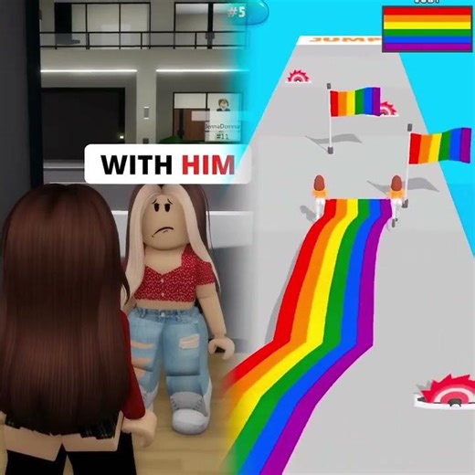 SHE FELL IN LOVE WITH HER BEST FRIEND IN ROBLOX AND THEN THIS HAPPENED(PART 3)..😳😲 #shorts
