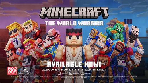Minecraft gets new Street Fighter collaboration with World Warrior DLC