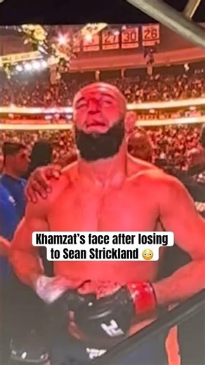 This was Khamzat Chimaev’s first UFC loss 😬
