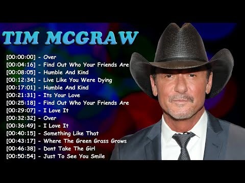 Tim McGraw Greatest Hits | Best Classic Country Songs That Made Him a Legend