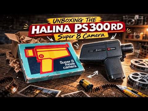 Unboxing the Halina PS300RD Super 8 Camera