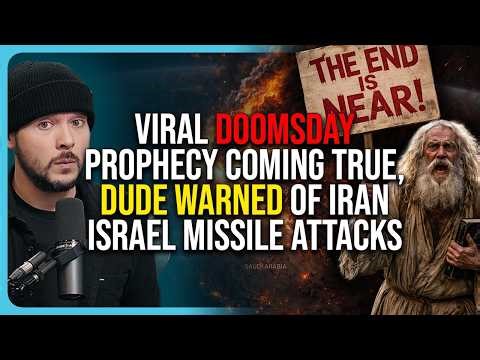 Viral DOOMSDAY Prophecy COMING TRUE, Dude WARNED of Iran Israel Missile Attacks