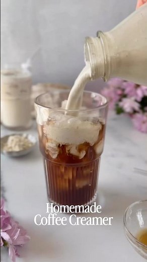 Cheers To Better Coffee ☕️ Homemade Coffee Creamer #shorts #recipes #creamer