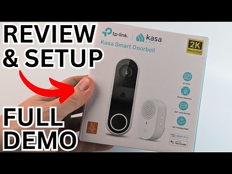 Kasa Smart Doorbell Camera Install, Setup, & Review - KD110