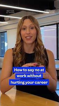 How to say no at work when you're already at capacity. #careeradvice #burnout #worklifebalance