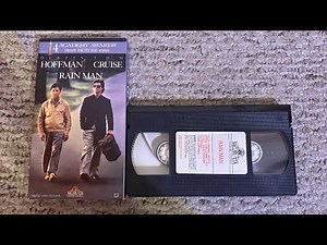 Closing To Rain Man 1989 Vhs