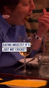 🐛A UK-based firm has opened what it calls the world's first insect-based small plates restaurant. Yum Bug says its farmed crickets contain 50% more protein than supermarket beef and produce 15 times less carbon dioxide per kilogram. Would you eat insects? | CGTNEurope