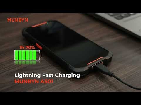 Work Hard, Power On | MUNBYN AS01 Barcode Scanner