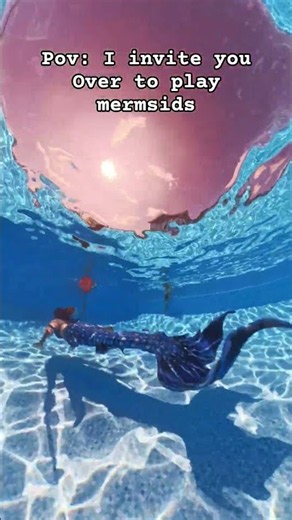 POV: I Invite You Over to Play Mermaids #mermaid #canada #underwater #pool #mertailor #swim