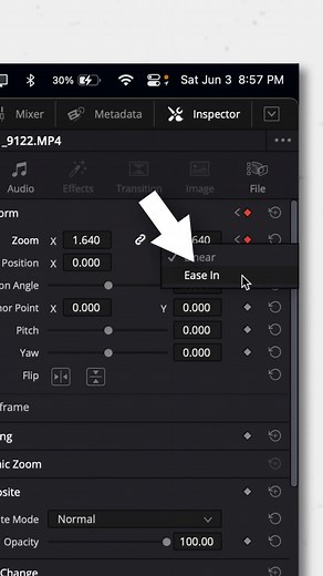 A Shortcut To Make Your Keyframes More Amazing In Davinci Resolve #davinciresolve #videocreator