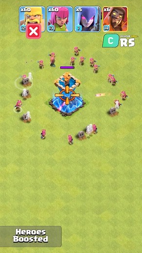 Super Wizard Tower vs Troops #ClashOfClans | R S CLASH