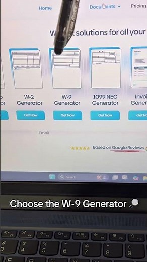 How to fill out a W9 form online - just use an W9 generator, makes the process easier 🏆 #w9 #taxtok