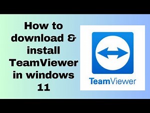 How to download & install TeamViewer in windows 11