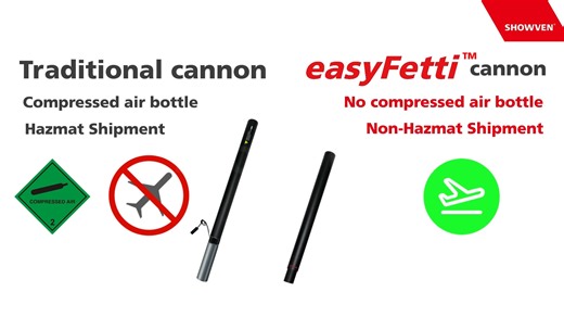 𝐓𝐡𝐞 𝐍𝐞𝐱𝐭 𝐆𝐞𝐧𝐞𝐫𝐚𝐭𝐢𝐨𝐧 𝐨𝐟 𝐂𝐨𝐧𝐟𝐞𝐭𝐭𝐢 𝐅𝐗 𝐡𝐚𝐬 𝐀𝐫𝐫𝐢𝐯𝐞𝐝! 𝐈𝐧𝐭𝐫𝐨𝐝𝐮𝐜𝐢𝐧𝐠 𝐞𝐚𝐬𝐲𝐅𝐞𝐭𝐭𝐢. Say goodbye to bulky compressed air bottles! 🚀Tired of the headaches of hazardous goods shipping and leaking cannons? At SHOWVEN, we’re kicking off 2026 with a revolutionary breakthrough that redefines everything you know about confetti FX. Why is easyFetti a game-changer for the industry? ✅ Ship with Ease (Non-Hazmat): 𝐍𝐨 𝐜𝐨𝐦𝐩𝐫𝐞𝐬𝐬𝐞𝐝 𝐚𝐢𝐫 𝐛𝐨𝐭𝐭𝐥𝐞𝐬