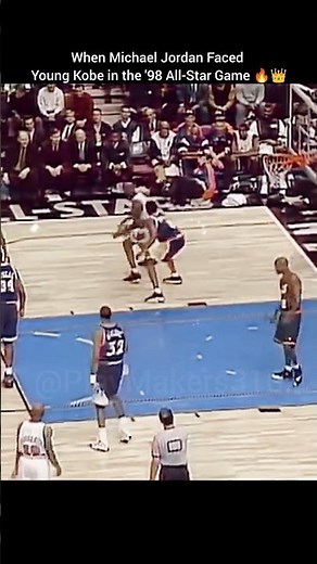 When Michael Jordan Faced Young Kobe in the '98 All-Star Game 🔥👑#shorts