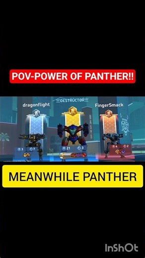 OTHER MECHS VS POWER OF PANTHER!! #shorts #viral #trending #trendingshorts #funny #youtubeshorts