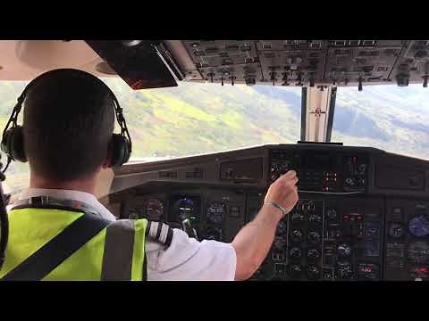 Landing Mount Hagen, PNG, ATR.