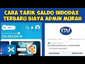 CARA MENARIK SALDO INDODAX MENGGUNAKAN INCHANGER FEE MURAH