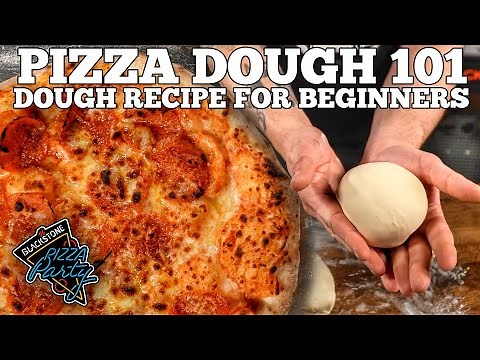 Homemade Pizza Dough for Beginners | Pizza Party | Blackstone Pizza Oven