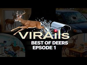 25 Crazy Deer Caught on Camera Moments | Best of VIRAils: Deer Series Episode 1