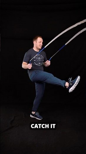 Leg Swing Catch 👉 Jump Rope Tutorial (notes in description) #jumprope