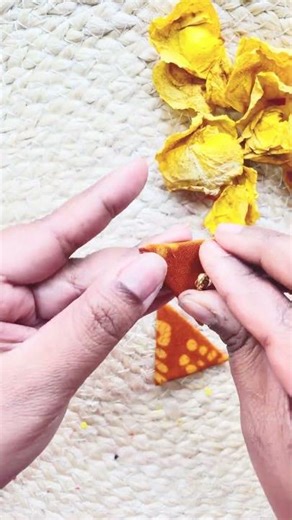 Diy fabric jewelry making #diy #fabricjewellery #handicrafts #jewelrymaking