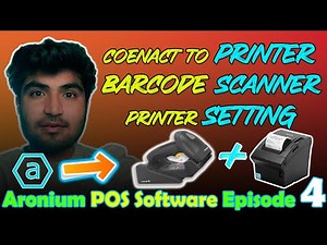 Aronium Coenact to Printer and Barcode Scanner | Printer Setting | Episode 4