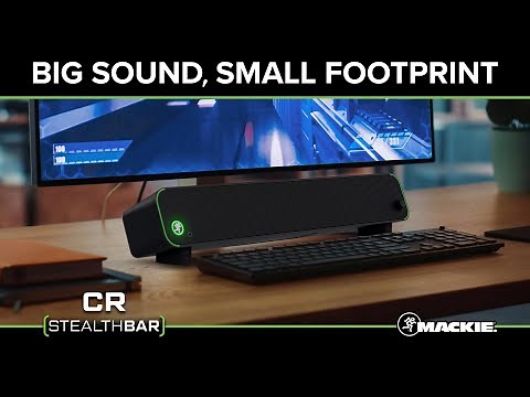 CR StealthBar - Desktop / PC Soundbar - Promo Video