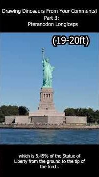 Drawing an extinct species from your comments! - Part 3: Pteranodon #pterosaur #art #paleoart