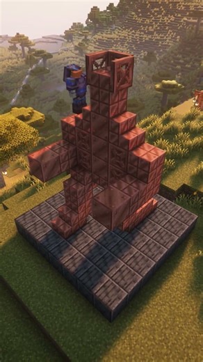 How To Make A Minecraft Statue Copper Edition