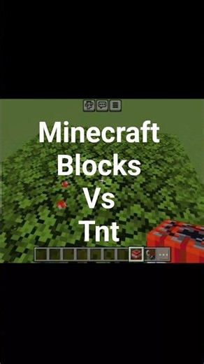 minecraft blocks vs tnt pt1#youtubeshorts #minecraft #gameplay