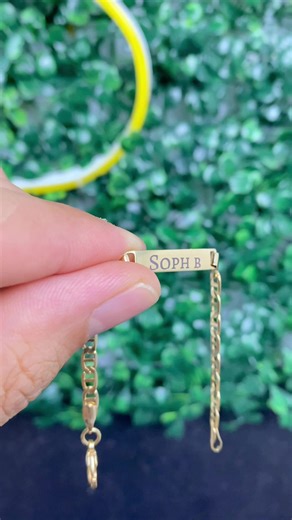 Baby Id bracelet for your little one. #bracelets #pulseras #goldplatedjewelry #jewelry #babygirl