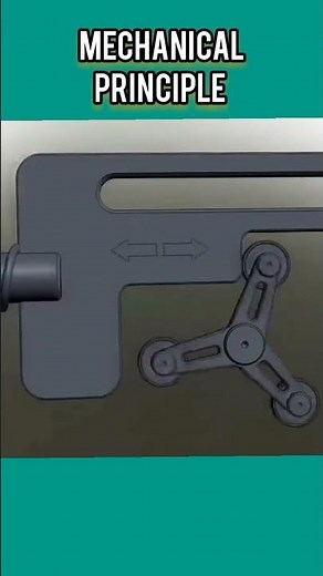3D_Animation_How_Circular motion_Changes_To_Reciprocating_Motion_Mechanical_Principle.