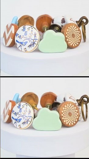 Handcrafted Knobs Collection | Designer Ceramic, Brass & Wooden Knobs for Home Decor
