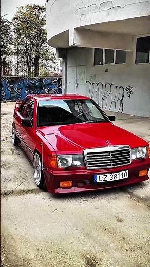This Red Mercedes 190E is Pure Perfection! 😍🔥