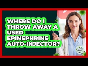 Where Do I Throw Away A Used Epinephrine Auto-Injector?