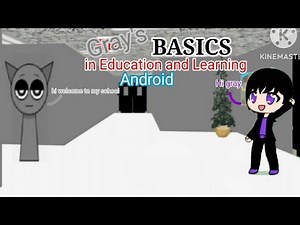 Playing Gray's Basics Android mod menu Baldi.mod