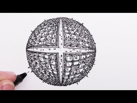 How to Draw a City in 5-Point Perspective: Narrated Step by Step