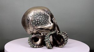 Watch Ocean Monster Terror Kraken Cthulhu Octopus Skull Figurine on Amazon Live
