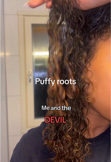 Handling Puffy Roots for Curly Hair Success