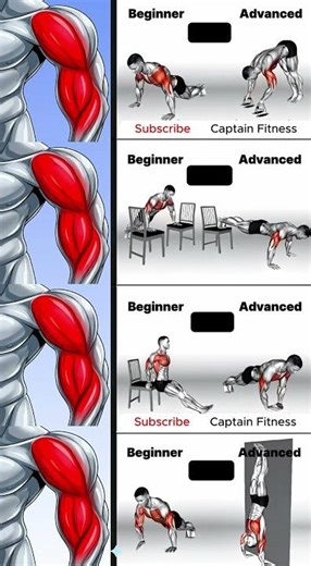 No Gym? 4 Exercises for Bigger BICEPS & ARMS🔥(Beginner to Advanced)